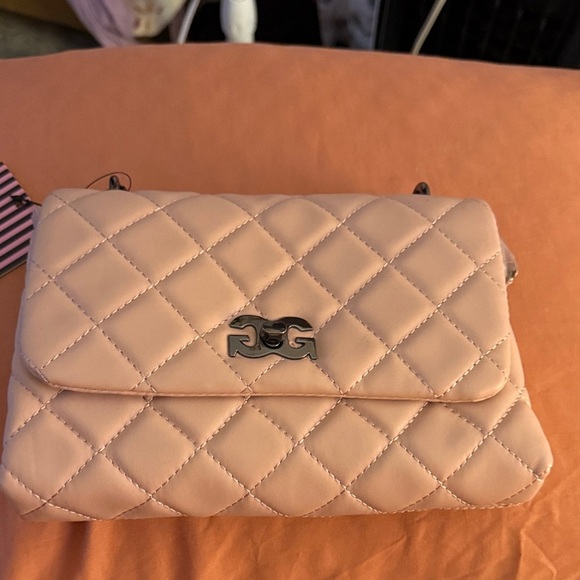 Gilda Tonelli Ale Pink Quilted Crossbody Bag - Picture 1 of 8